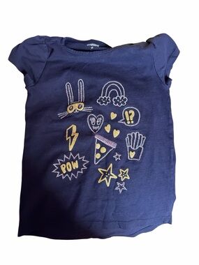 Gymboree Navy Short-Sleeve Tee